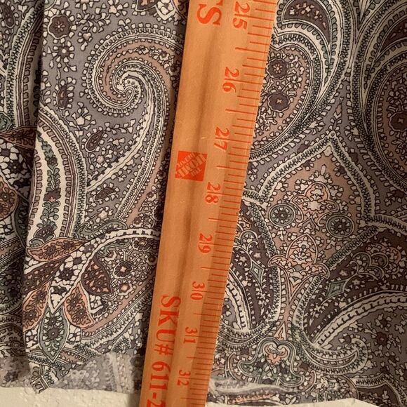 Stacy Adams Gray and Brown Casual Button Down Shirt Men’s Size 17,5/36-37 - Picture 5 of 8